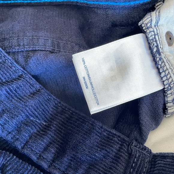 LANDS END boys cords navy.  SZ 14 Boys, like new condition - Picture 9 of 14